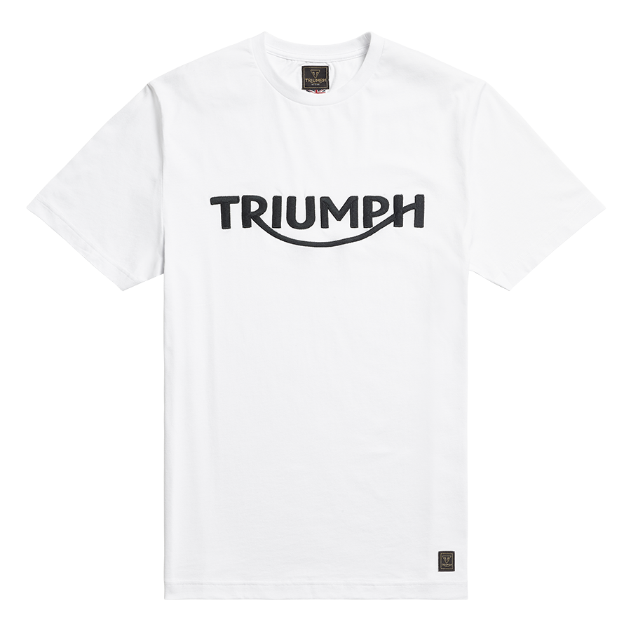Bamburgh Embroidered Logo T-Shirt White