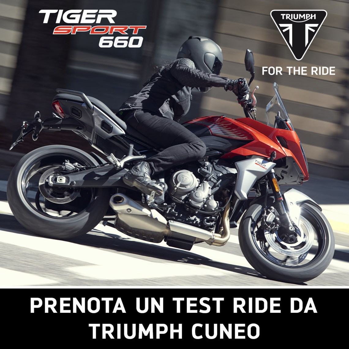 VIENI A PROVARE LA NUOVA TIGER SPORT 660 da TRIUMPH CUNEO