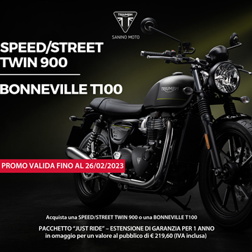GRANDI PROMOZIONI IN TRIUMPH CUNEO!