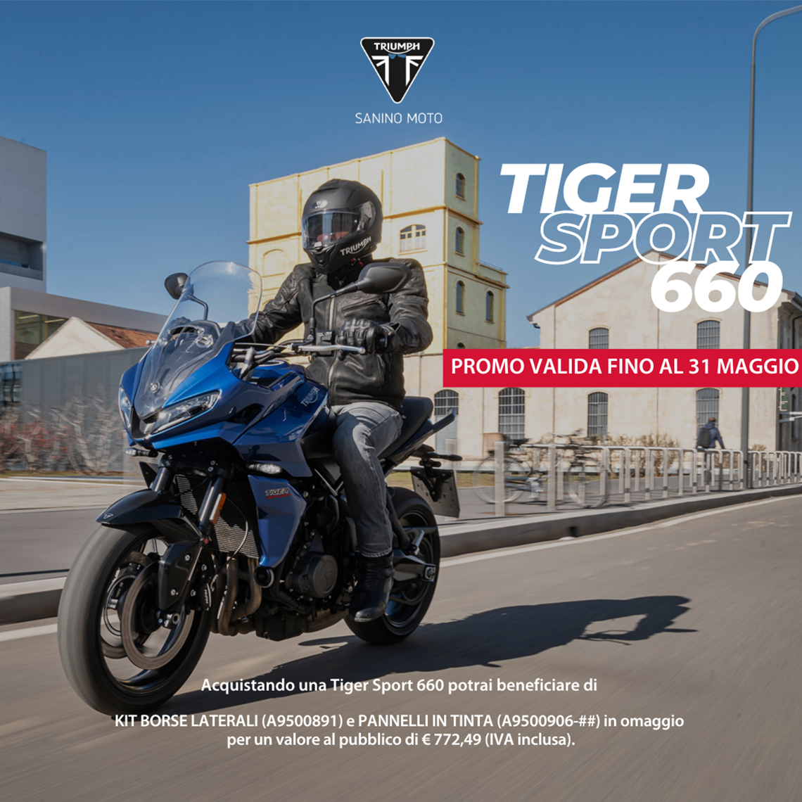 Tiger Sport 660, TUA A 81€ AL MESE