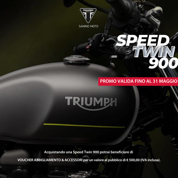 STREET/SPEED TWIN 900, TUA A 81€ AL MESE