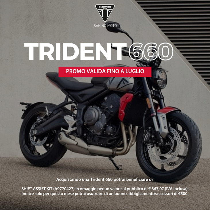 Trident 660, TUA A 81€ AL MESE