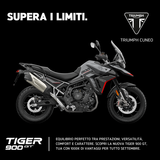 TIGER 900 - SCOPRI LA PROMOZIONE ATTIVA PER TUTTO SETTEMBRE!