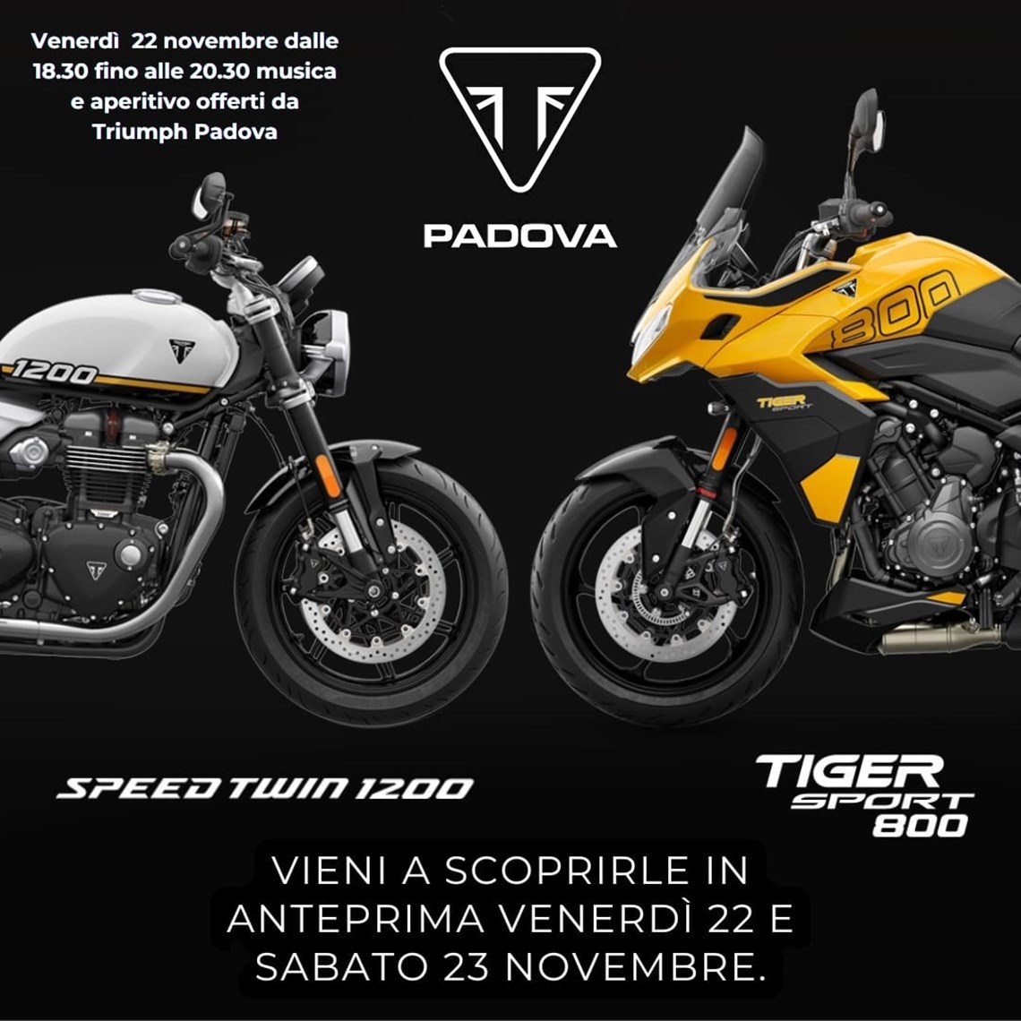 PRESENTAZIONE MODELLI 2025 TRIUMPH PADOVA