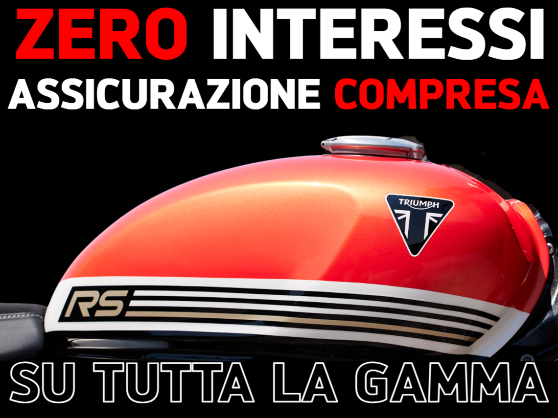 Tutta la gamma a Zero Interessi + Assicurazione Compresa