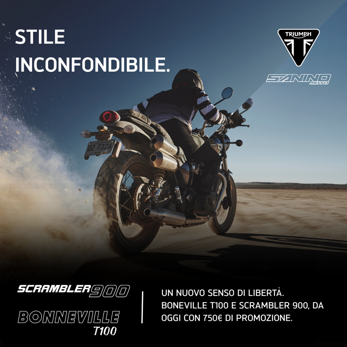 Scrambler 900 & Boneville T100