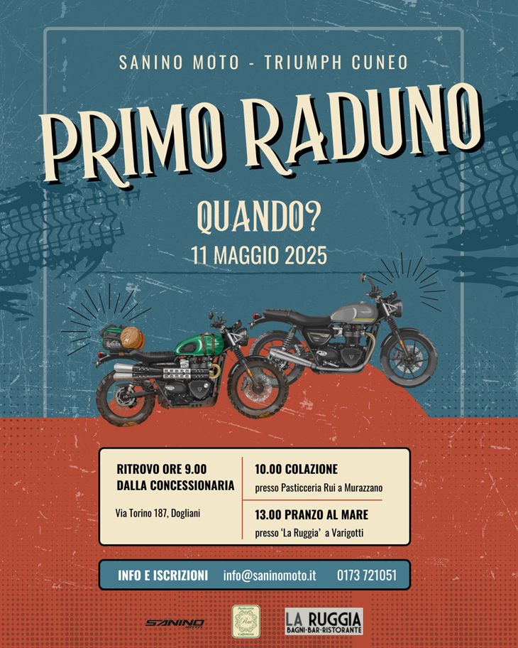 Primo Raduno Triumph Cuneo - Maggio 2025