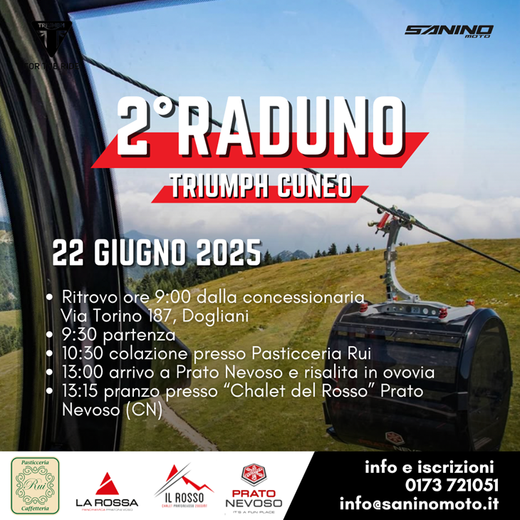 Secondo Raduno Triumph Cuneo - Giugno 2025
