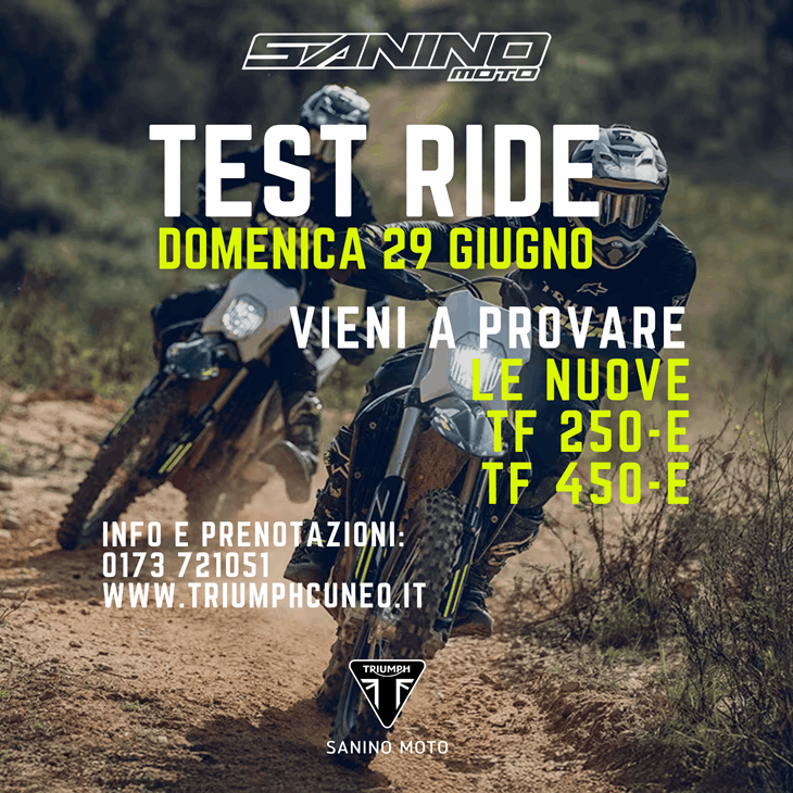 Test Ride - TF 250E & 450E