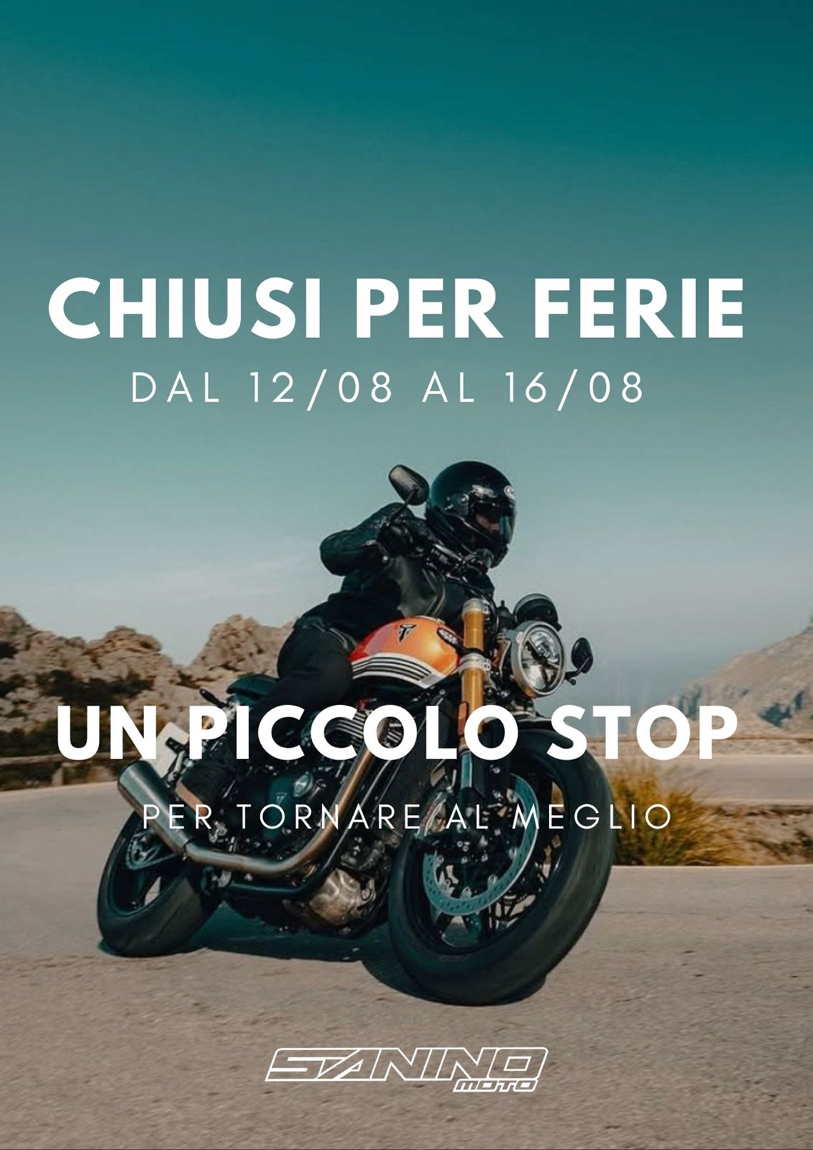 Un piccolo stop.
