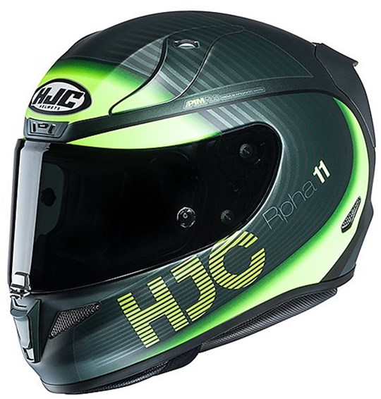  CASCO RPHA 11 BINE NERO VERDE