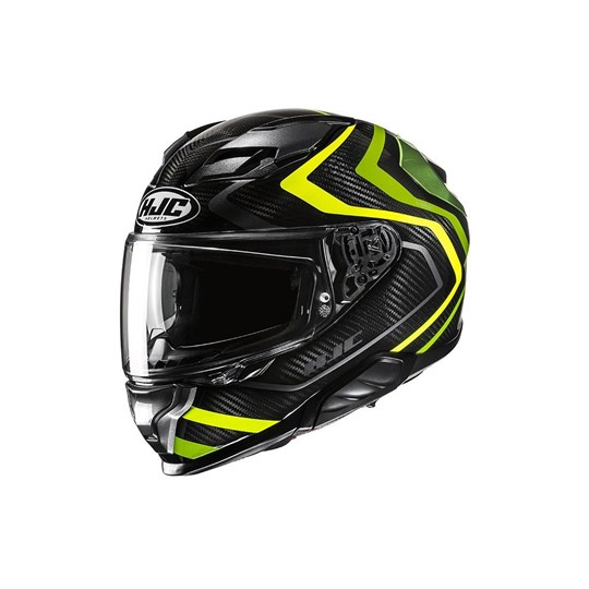 HJC F71 CARBON NERO GIALLO VERDE