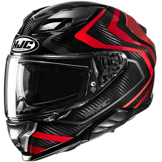 HJC F71 CARBON NEVIO ROSSO NERO