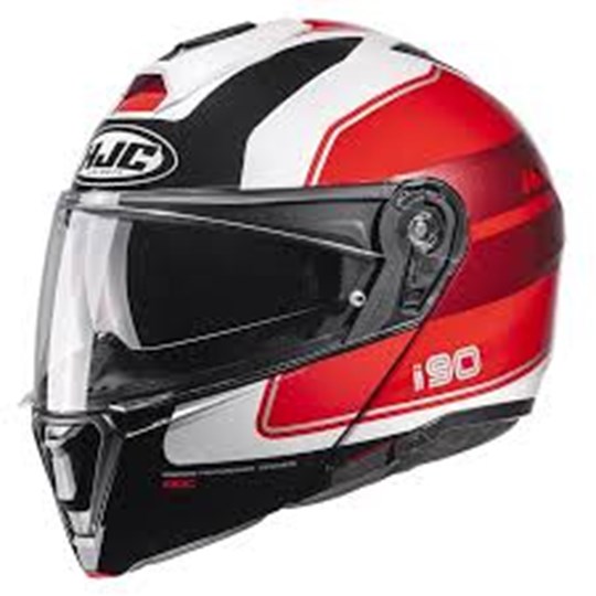 HJC I90 MODULARE ROSSO BIANCO
