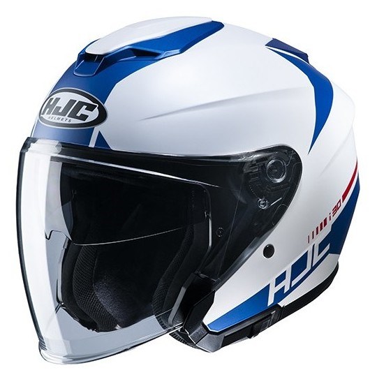 HJC I30 JET BLU BIANCO