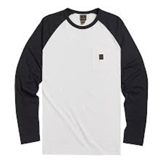 MAGLIA MANICA LUNGA BLACKWELL WHITE BLACK