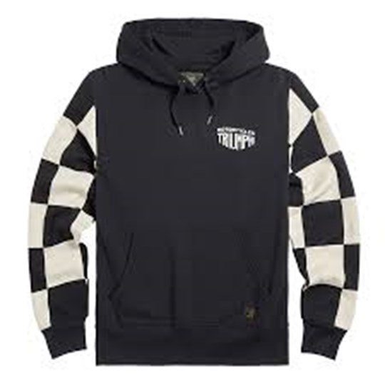 FELPA HAYTHAM BLACK BONE HOODY