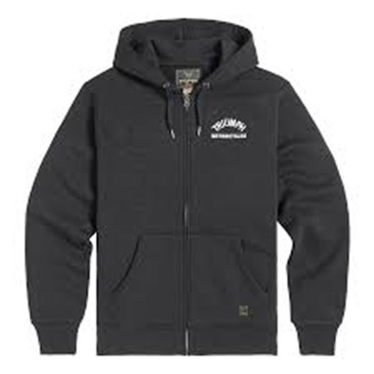 FELPA DOLAN BLACK FULL ZIP 