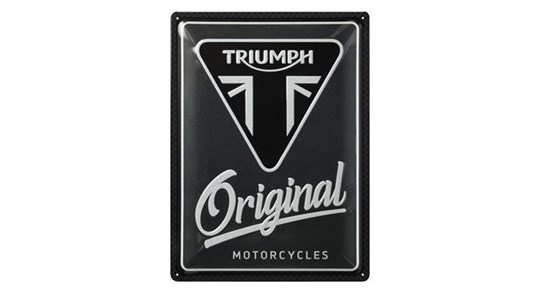 INSEGNA DI METALLO TRIUMPH 
