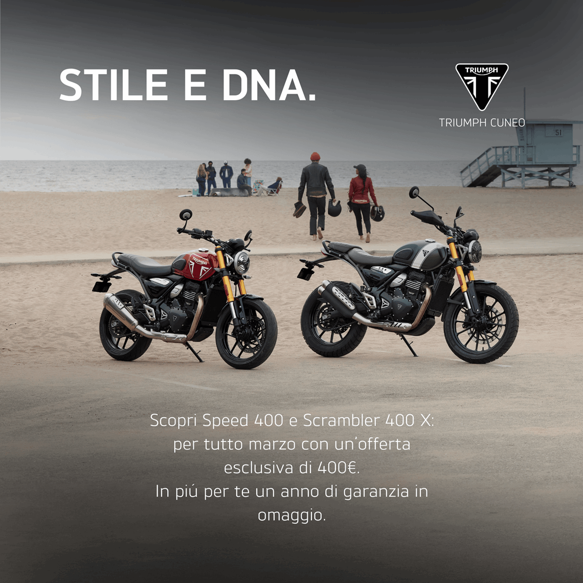 Speed 400 e Scrambler 400 X