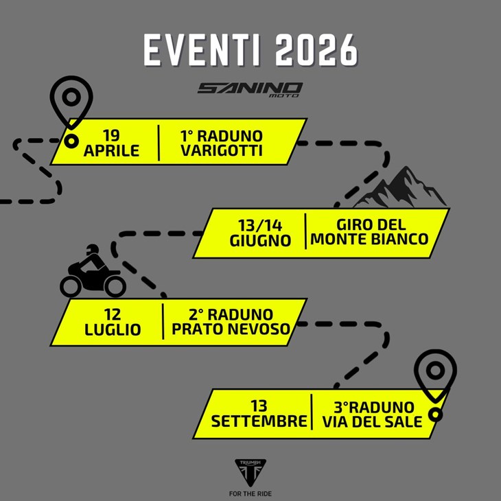 Eventi 2026 Triumph Cuneo