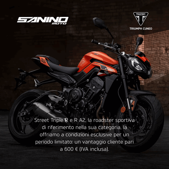 Street Triple - SCOPRI LA PROMOZIONE ATTIVA PER TUTTO APRILE!