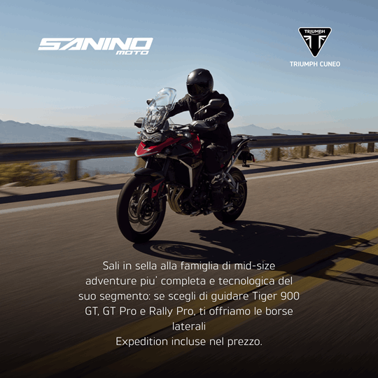 TIGER 900 - SCOPRI LA PROMOZIONE ATTIVA PER TUTTO APRILE!