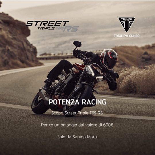 Street Triple 765 RS - SCOPRI LA PROMOZIONE ATTIVA PER TUTTO MAGGIO!