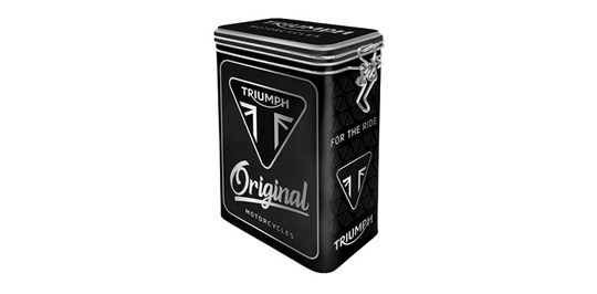 LATTA ORIGINALE TRIUMPH CON CHIUSURA A CLIP