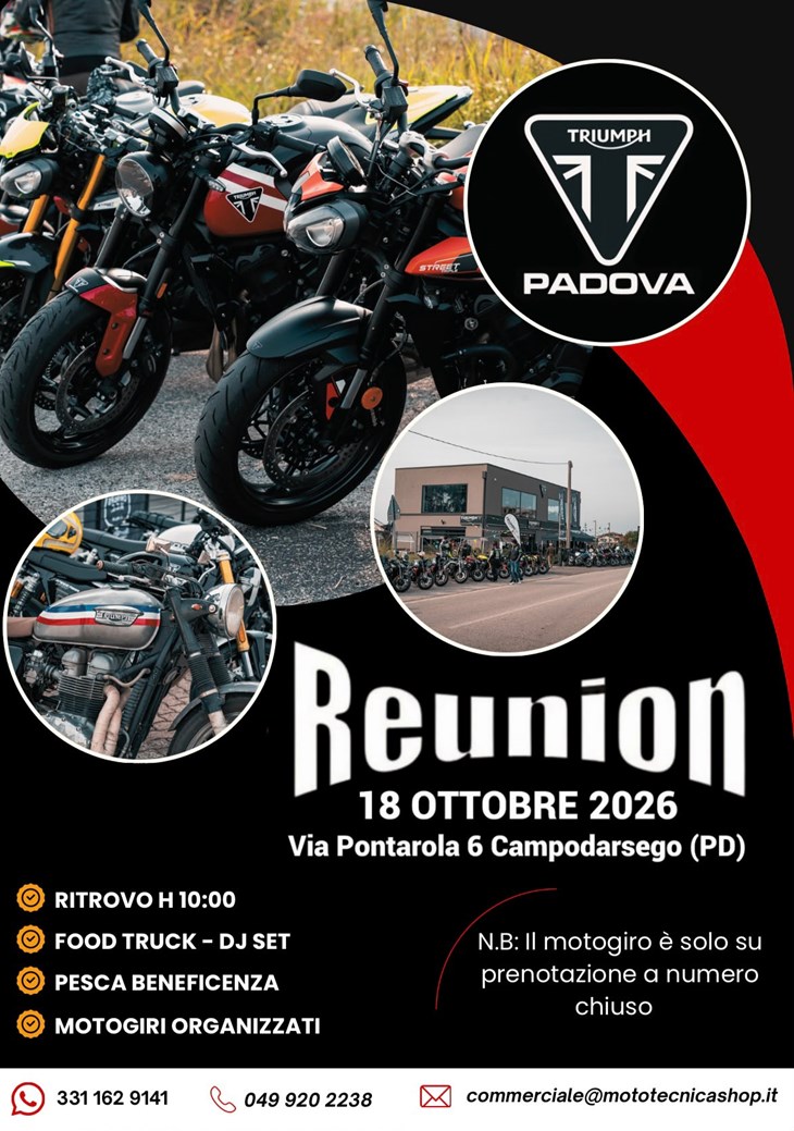 REUNION TRIUMPH PADOVA 2026