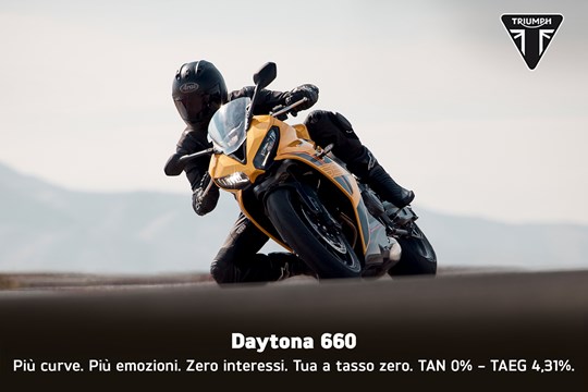 DAYTONA 660: SPORTIVITA' ALLO STATO PURO