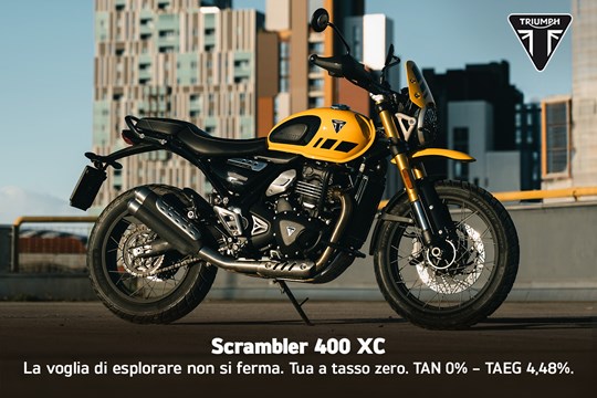 SCRAMBLER 400 XC: PIÙ VOGLIA DI ESPLORARE