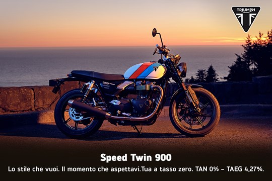 SPEED TWIN 900: STILE ICONICO, VANTAGGI ESCLUSIVI