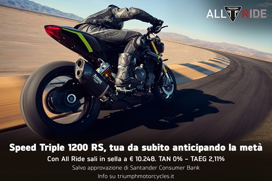 Speed Triple 1200 RS: prestazioni senza compromessi