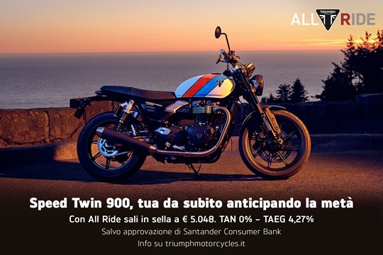 Speed Twin 900: carattere autentico, stile senza tempo
